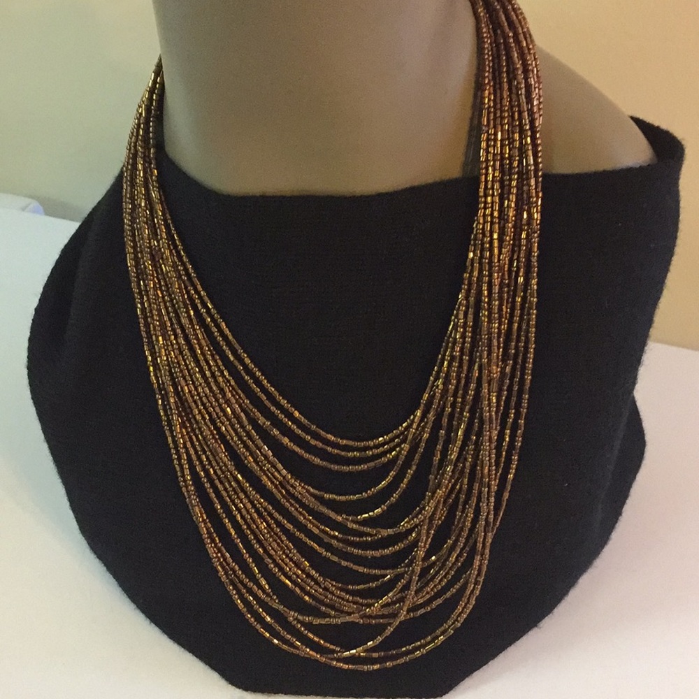 Ice Age Radiance Copper Necklace and Earring Set - Picture 2 of 3